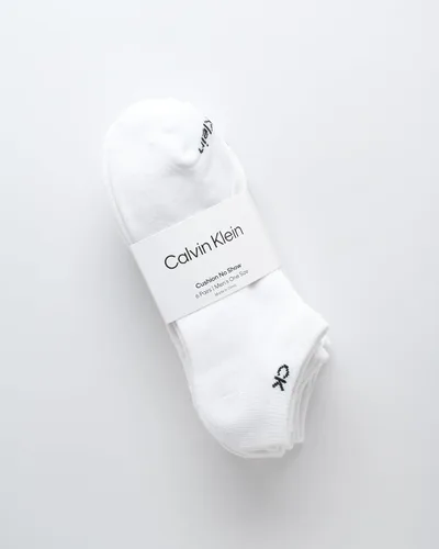 Miniatura 152 de Calvin Klein Calcetines para hombre, mezcla de algodón, acolchados, sin talla, forro de calcetines atléticos (6 unidades)