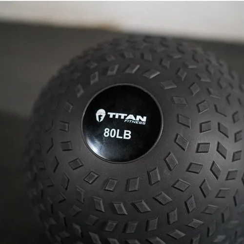 Miniatura 2 de Titan Fitness pelota de caucho Tread Slam, rebote muerto, peso para el entrenamiento - lanzar, atrapar, golpear, girar