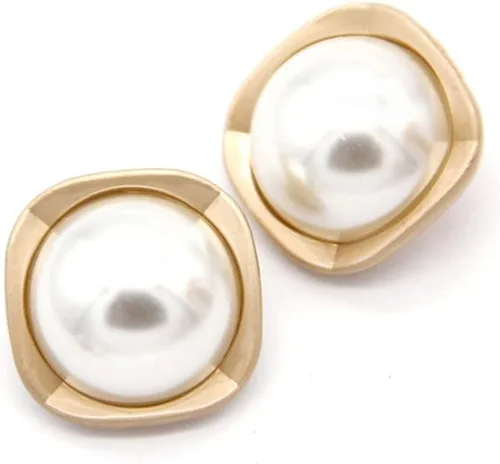 Miniatura 13 de 5 piezas de botones de oro con perlas de metal para mujer, botones para abrigo de suéter, decoración para ropa, accesorios de costura y manualidades