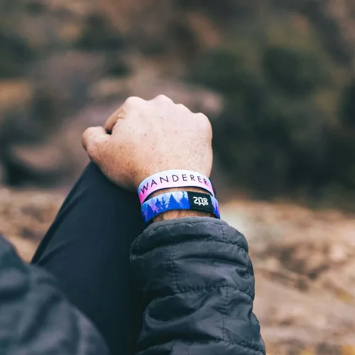 Miniatura 5 de ZOX Bracelets Stretchy Elastic Band with Motivational Affirmations and Beautiful Artwork, Great Gift for Men, Women, and Kids
