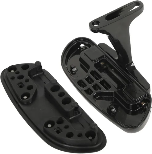 Miniatura 4 de XFMT Tabla de piso para pasajero + protectores de motor de carretera de 1-1/4" (32mm) con reposapiés para carretera para modelos de Harley Estribos