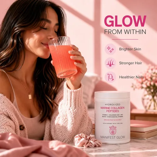 Miniatura 5 de Péptidos marinos de colágeno – fruta del dragón, agua de coco, piña – vitamina C ácido hialurónico cobre zinc biotina niacina D3 complejo B – pelo