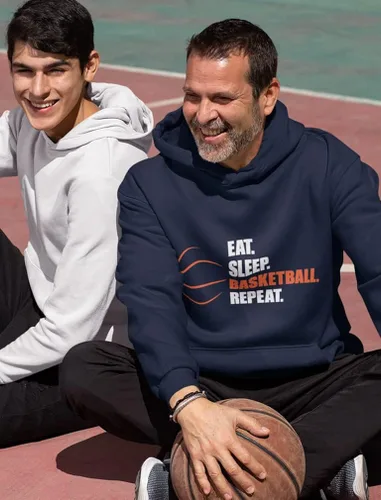 Miniatura 3 de Sudadera con capucha de baloncesto para comer, dormir, para los fanáticos del jugador, sudadera con capucha para hombre