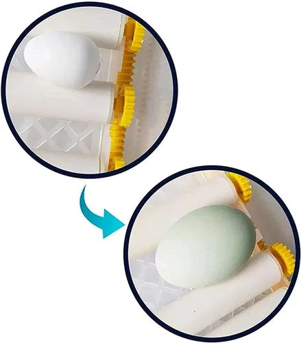 Miniatura 3 de Incubadora de huevos con capacidad para 120 huevos LED de giro automático de huevos y control de temperatura, ventilación automática, incubadoras