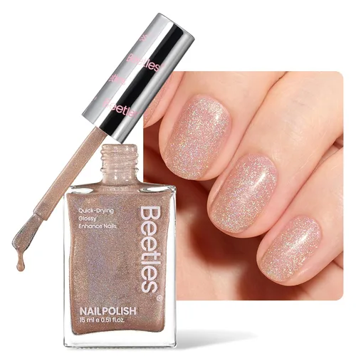 Miniatura 9 de Beetles Esmalte de uñas – Esmalte de uñas de dedos rojos de secado rápido (0.5 onzas líquidas), no necesita lámpara UV, esmalte de uñas, manicura
