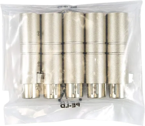 Miniatura 7 de SIRS-E Adaptador de convertidor DMX XLR macho a 5 pines XLR hembra DMX 70030 para interfaces, controladores y cables ENTTEC (paquete de 5)