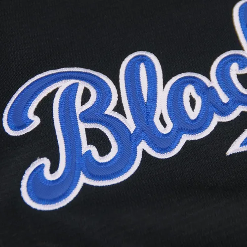 Miniatura 6 de Dabuliu Camiseta de béisbol retro Black Legend 42 para hombre, parches bordados, camisetas hipster hip hop cosidas