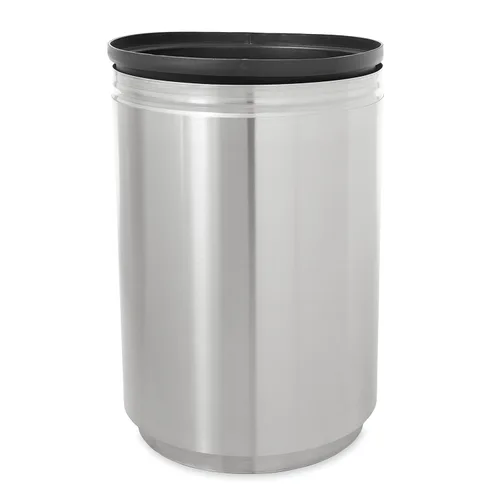 Miniatura 3 de Rubbermaid Commercial Products Executive Series Eclipse - Bote de basura abierto, 30 galones, acero inoxidable, 30 galones, contenedor de basura