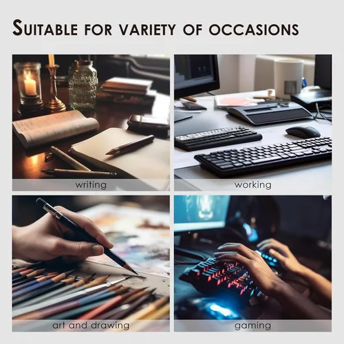 Miniatura 7 de Tapete de escritorio grande de corcho natural y cuero, tapete de escritorio ecológico, protector de escritorio de doble cara, tapete de teclado Café