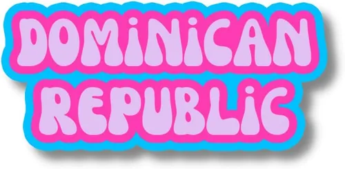 Miniatura 7 de Adhesivo de viaje de República Dominicana, varios colores, vinilo para botella de agua para laptop, Lugares en los que he estado, calcomanía