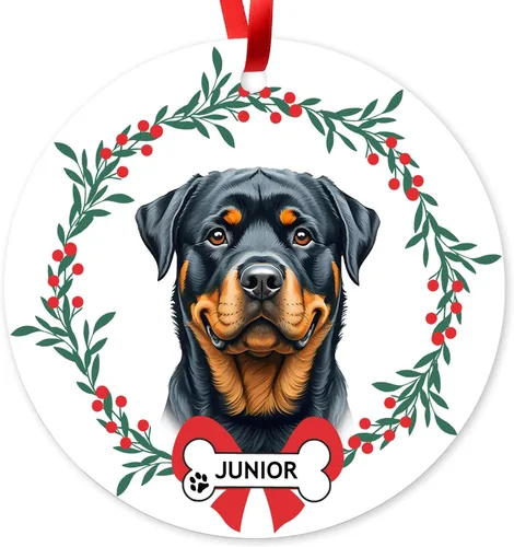 Miniatura 27 de Adorno de Navidad personalizado de Beagle, adorno personalizado con nombre de mascota, regalos para los amantes de los perros Beagle, decoración