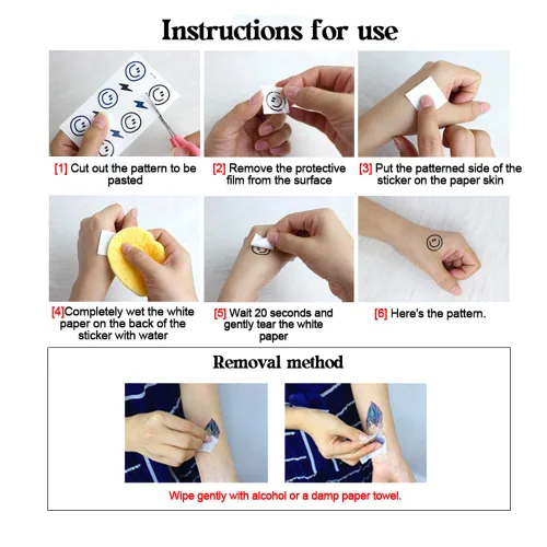 Miniatura 6 de 14 hojas de tatuajes temporales de mariposa con purpurina para decoración de maquillaje de ojos, rostros, calcomanías de tatuaje de arte corporal