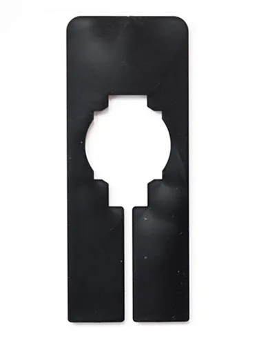 Miniatura 4 de NAHANCO QSDBBLANK20, Divisores rectangulares de tamaño de ropa, color negro, kit de 20