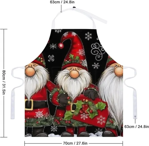 Miniatura 2 de Delantales de gnomo, duradero, cómodo, resistente, con bolsillos, para hombres y mujeres (paquete de 1), Gnome