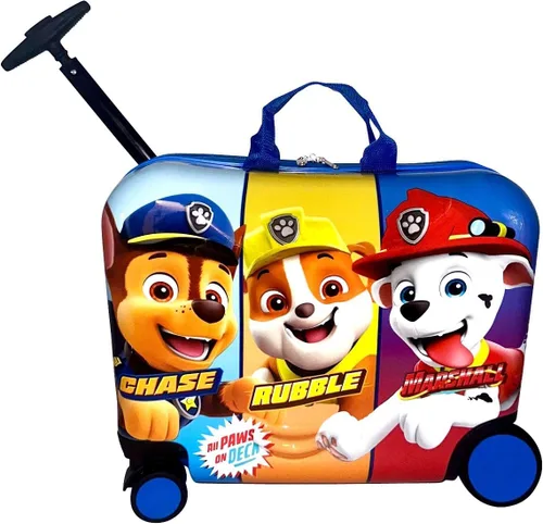 Miniatura 2 de Fast Forward Maleta de 18 "para niñosequipaje de mano con ruedas para niños pequeños de remolque, Varios colores, Paw Patrol