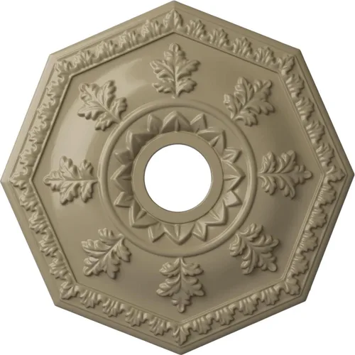 Miniatura 64 de Ekena Millwork CM18NTFCS Nottingham Medallón de techo, cobre flash