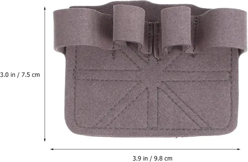 Miniatura 4 de INOOMP Guantes de entrenamiento, 1 par de guantes de entrenamiento antideslizantes para levantamiento de pesas, ligeros, protectores de palma