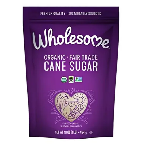 Miniatura 6 de Wholesome Sweeteners Azúcar de Caña Orgánica de 16 Onzas, Comercio Justo, Sin OMG, Sin Gluten, Puro y Vegano, para Hornear y Endulzar, 1 Paquete