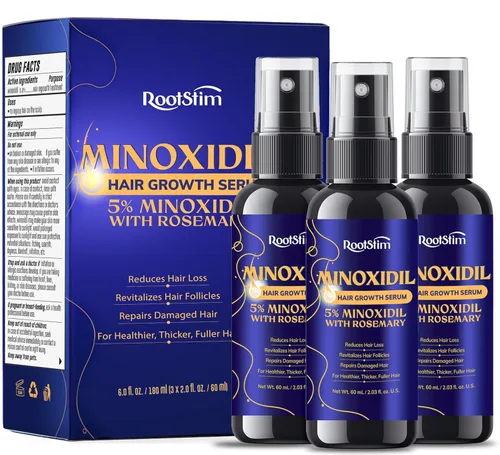 Miniatura 11 de 5% Minoxidil Hair Growth for Men and Women: Extra Strength Minoxidil Hair Loss Treatment Serum with Rosemary for Faster Stronger Thicker Hair Growth