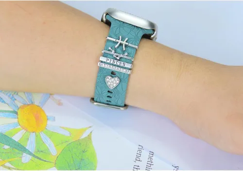 Miniatura 6 de Abalorios de Correa de Reloj Decorativos de 12 Constelaciones para Mujeres Compatibles con Apple Watch de 38 mm, 40 mm, 41 mm, 42 mm, 44 mm, 45 mm