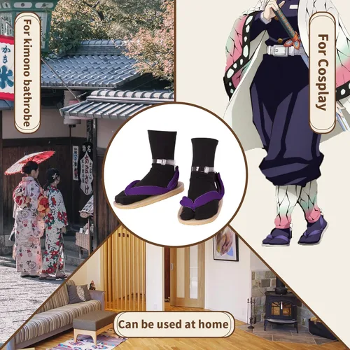 Miniatura 4 de Oshitari - Zapatos unisex de anime para cosplay