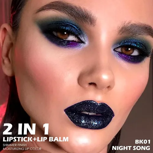 Miniatura 3 de FOCALLURE Lápiz labial brillante hidratante, acabado brillante perlado, bálsamo labial tintado hidratante con textura cremosa, mancha de labios