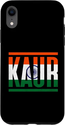Miniatura 8 de Funda para iPhone XS Max Kaur con apellidos y orgullo familiar con bandera de India