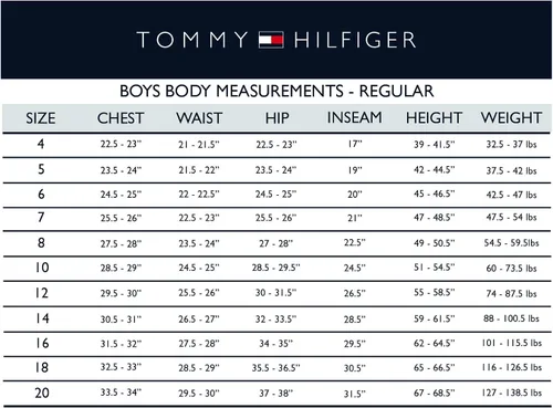 Miniatura 5 de Tommy Hilfiger Pantalón de vestir de sarga con parte delantera plana para niño