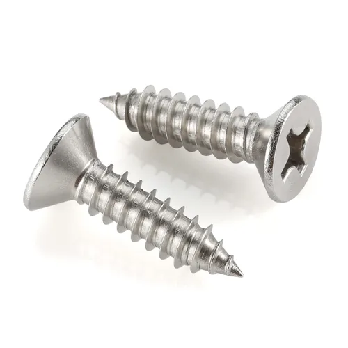 Miniatura 16 de Mellewell Tornillos para chapa metálica de cabeza plana #14 x 3 (disponibles de 5/8 a 3 pulgadas), tornillos para madera, acero inoxidable 304 18-8