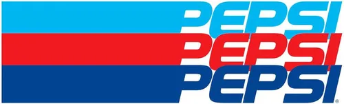Miniatura 2 de CafePress Pepsi - Bolsa de maquillaje con cremallera a rayas, 8.5 x 6 pulgadas, Blanco