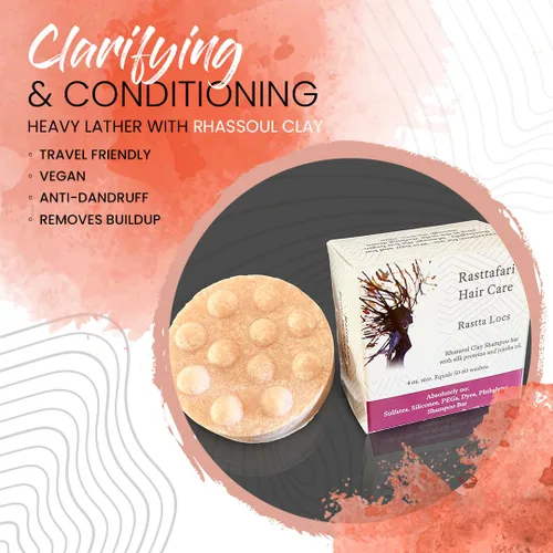 Miniatura 7 de Rastta Locs Organic Loc - Barra de champú con acondicionadores hechos para rastas, trenzas, rastas. Elimina la acumulación y los residuos