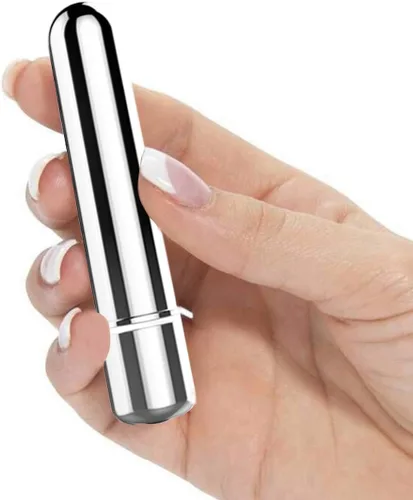 Mini masajeador de mano inalámbrico para cara, dedo, cuello, hombros, masaje eléctrico de espalda, herramienta de masaje para Relaxion (plateado)