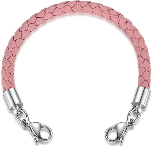 Miniatura 12 de LinnaLove Cadena intercambiable de acero inoxidable para pulseras de identificación de alerta médica para mujeres y hombres, No es una piedra