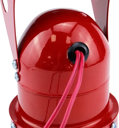 Miniatura 8 de Motor Siren Red - 1 unidad CA 110 V 114 dB, motor eléctrico industrial, sirena accionada por alarma, timbre de sonido para el hogar, industrias