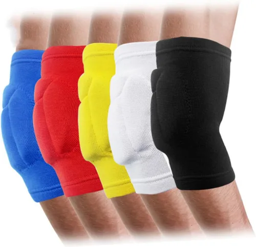 Miniatura 7 de Coderas acolchadas para deportes, 1 par de protectores de brazo de compresión transpirable y absorbente de golpes para baloncesto, voleibol