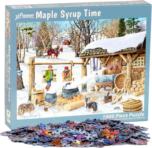 Miniatura 3 de Vermont Christmas Company Rompecabezas de 1000 piezas de Maple Syrup Time
