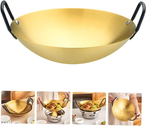 Miniatura 6 de Housoutil Sartén gruesa de acero inoxidable para utensilios de cocina