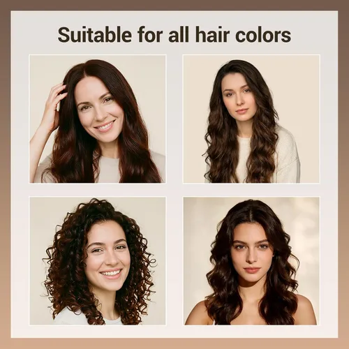 Miniatura 7 de IIIMEIDU MEIDU Champú para teñir el cabello de color marrón oscuro 3 en 1, champú de color instantáneo para mujeres y hombres, ingredientes herbales