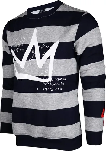 Miniatura 35 de SCREENSHOT APPLIQUE F11966 Premium Fleece Streetwear Chenille EMB Crew Neck Sweatshirt - Classic Fit