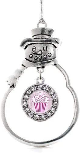 Miniatura 94 de Inspired Silver - Roller Queen - Adorno de Navidad plateado - Adorno circular para árbol de Navidad con circonita cúbica - Decoración colgante