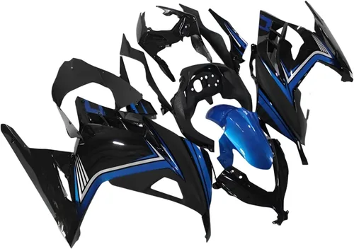 Miniatura 3 de Kit de carenado completo de plástico ABS azul brillante para Kawasaki EX300R Ninja 300 2013 2014 2015 2016 2017 NINJA300 13-17 Molde de inyección