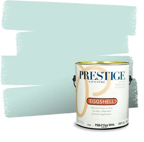 Miniatura 1017 de Pintura Exterior + imprimación PRESTIGE, todo-en-uno, 1 galón, acabado mate, color comparable al Valspar* Royal Gray* VS151-Gris real