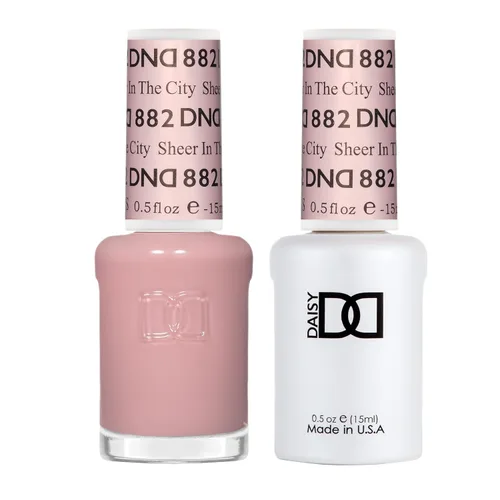 Miniatura 31 de Juego de esmalte de gel DND, Colección Sheer, esmalte de gel UV/LED y laca de uñas de secado al aire, dúo de esmalte sin astillas a juego, 0.5 onzas