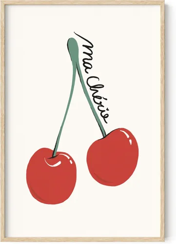 Miniatura 27 de HAUS AND HUES Arte de pared de corazón, bonito póster con estampado de corazón, decoración temática retro (24 x 36 pulgadas sin marco)
