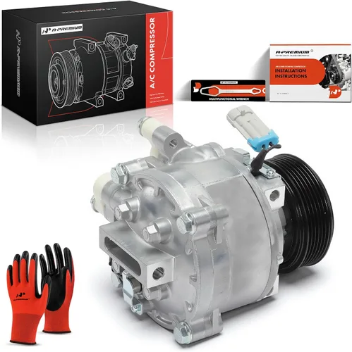Miniatura 10 de A-Premium Compresor de aire acondicionado con embrague compatible con Buick Encore 2013-2022, Encore GX 2020-2021 y Chevrolet Sonic 2013-2020 1.4L