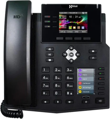 Miniatura 2 de Xblue QB1004 - Paquete de sistema QB con 4 teléfonos IP IP9g, incluyendo asistente automático, correo de voz, extensiones de teléfono celular