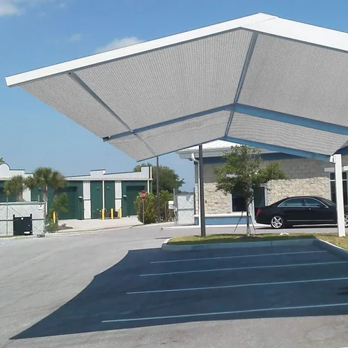 Miniatura 7 de Eden's Decor - Toldo recto de borde plano, rectangular, de 5' x 7', gris, con bloqueo de rayos UV, de tela, para dar sombra en exteriores, toldo