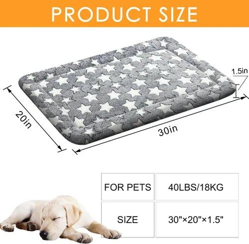 Miniatura 7 de Cama ortopédica lavable de felpa para perros con parte inferior antideslizante, almohadilla suave de lujo para mascotas, cojín acogedor de jaula