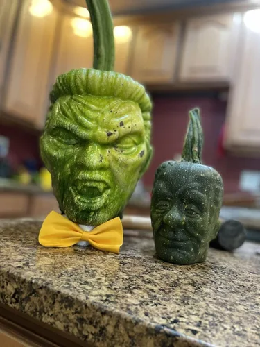 Miniatura 4 de Molde de calabaza Frankenstein y calavera para crecer en forma para festival de Halloween (molde de calabaza vampiro)