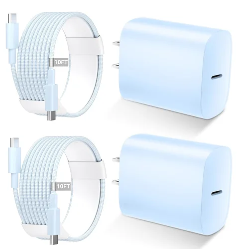 Miniatura 18 de Cargador de carga rápida para iPhone 17 16 y 15, cargador USB C tipo C de 10 pies de largo, cable de carga rápida para iPhone 17/Pro/Pro Max/17